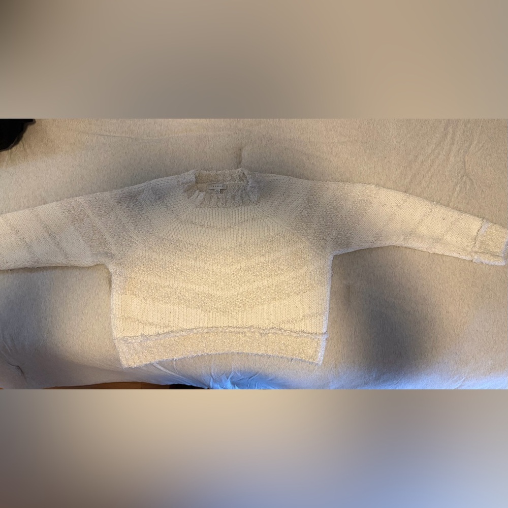Cream TOPSHOP Women's Sweater